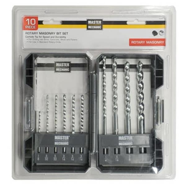 Disston Disston 702595 Master Mechanic Rotary Masonry Drill Bit Set - 10 Piece 702595 - main